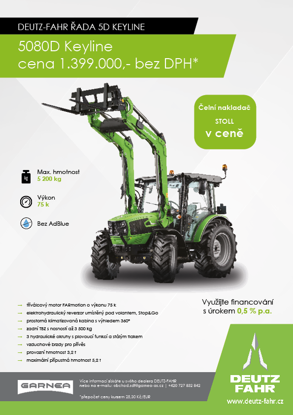 AKČNÍ NABÍDKA DEUTZ-FAHR 5080D KEYLINE